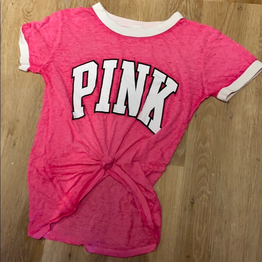 Pink Victoria’s Secret tee shirt t S small